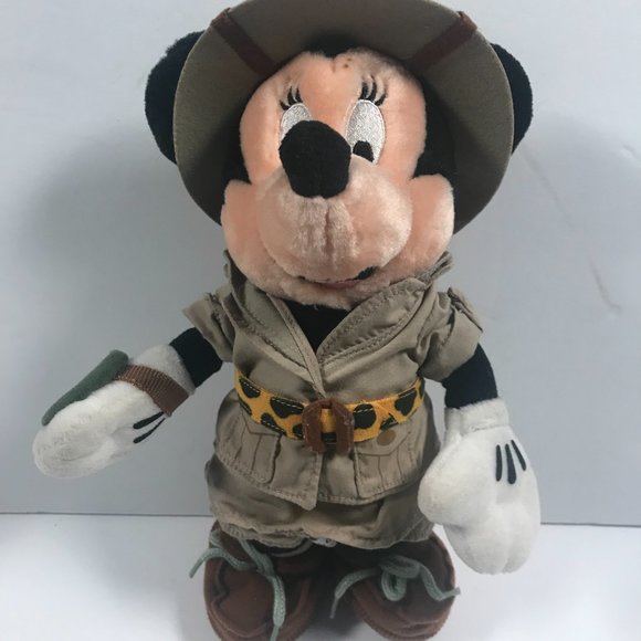 Vintage Disney World Minnie Mouse Safari Minnie stuffed toy - Picture 1 of 5